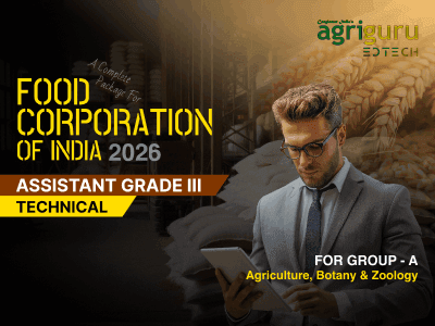 FCI Assistant Grade III (Technical) course by Agriguru EdTech - live and recorded classes in Malayalam for Group A